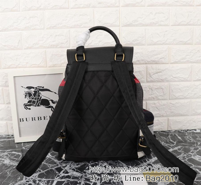 BURBERRY巴寶莉 新款 The Rucksack 軍旅背包 柔軟休閒雙肩包 391223  Bhq1123